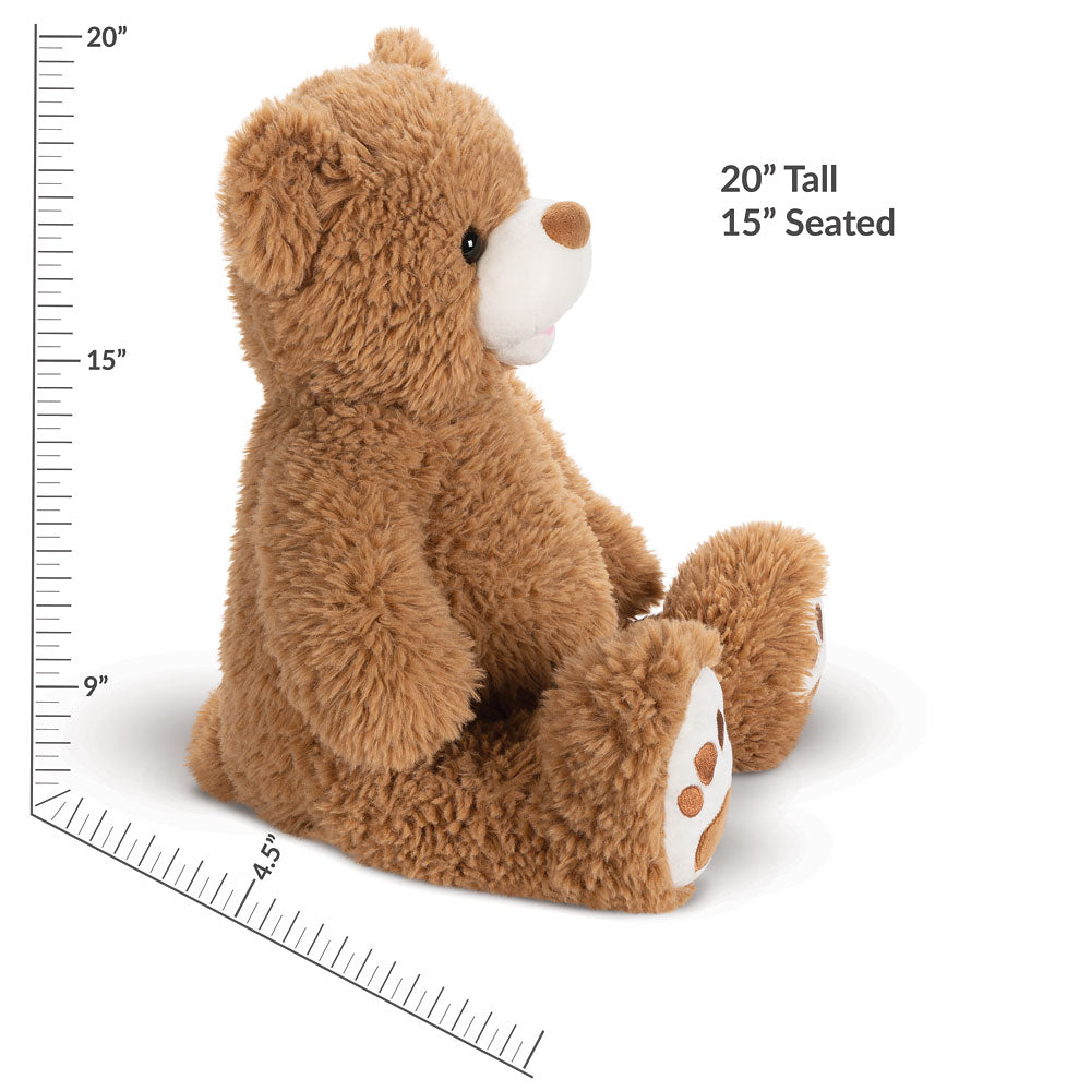 20 In. Bubba the Fuzzy Teddy Bear Vermont Teddy Bear