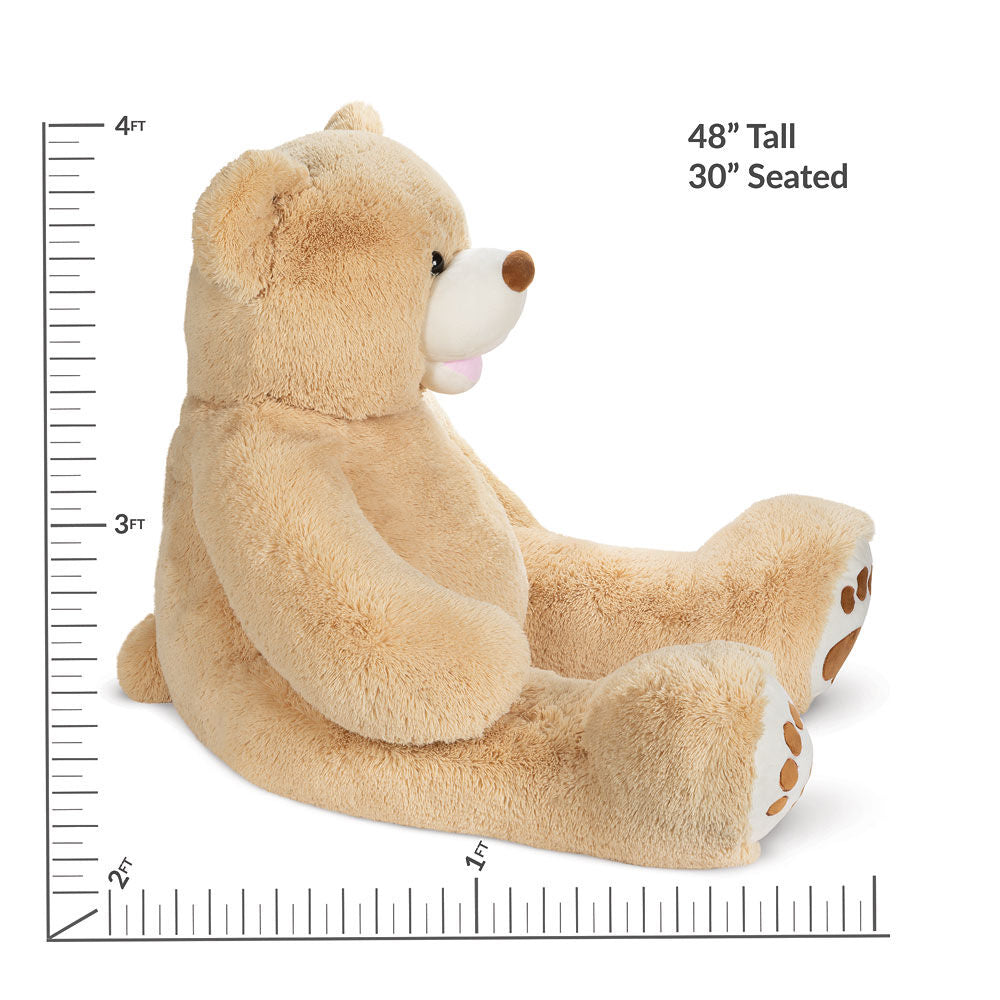 Giant teddy bear 4ft on sale