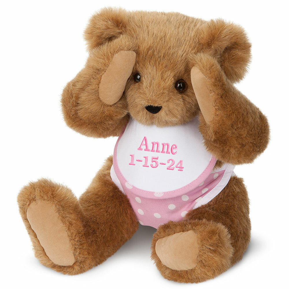 15 In. Baby Girl Bear Vermont Teddy Bear