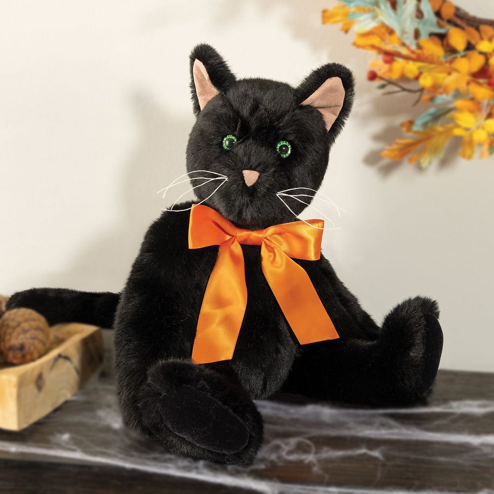 Black cat soft toy deals