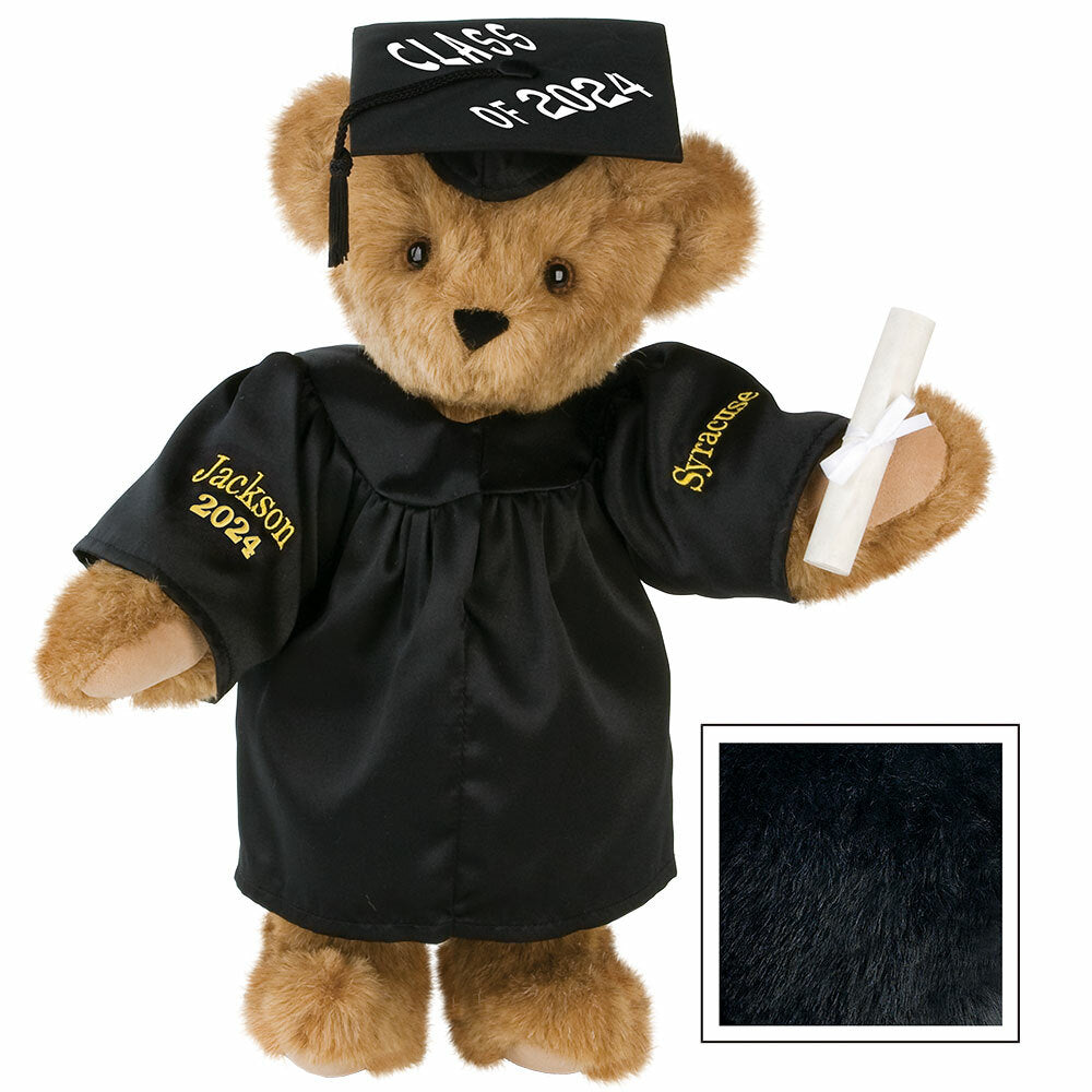 15 In. Class of 2024 Graduation Bear in Black Gown