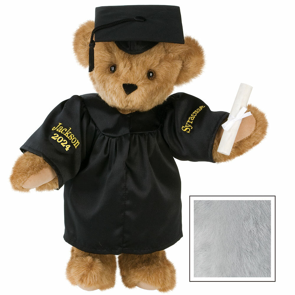 15 In. Graduation Bear in Black Gown
