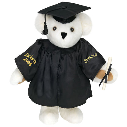 15 In. Graduation Bear in Black Gown