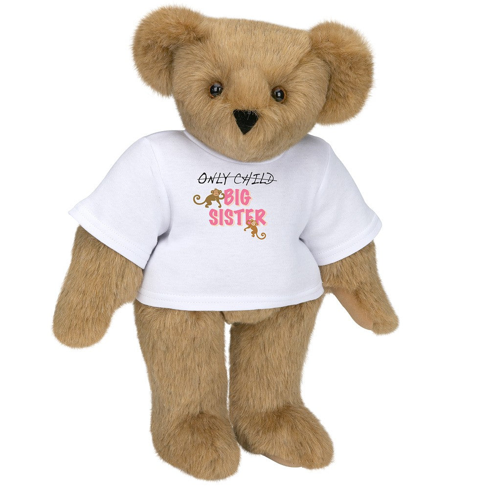 15 In. New Big Sister T-Shirt Bear