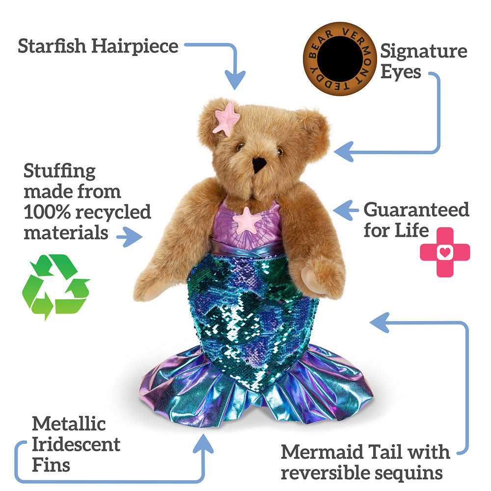 15 In. Mermaid Bear
