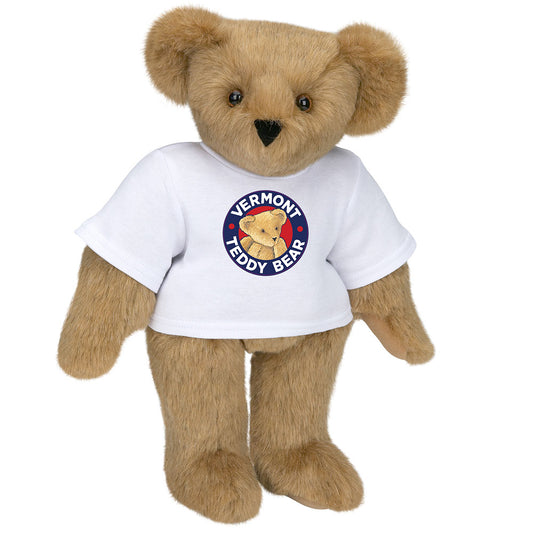 15 In. Classic Vermont Teddy Bear Logo T-Shirt Bear