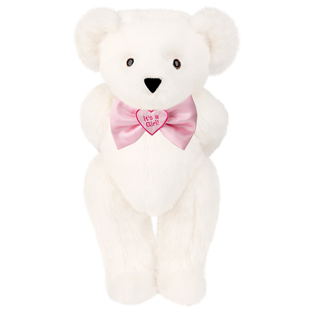 15 In. It's a Girl! Bow Tie Bear