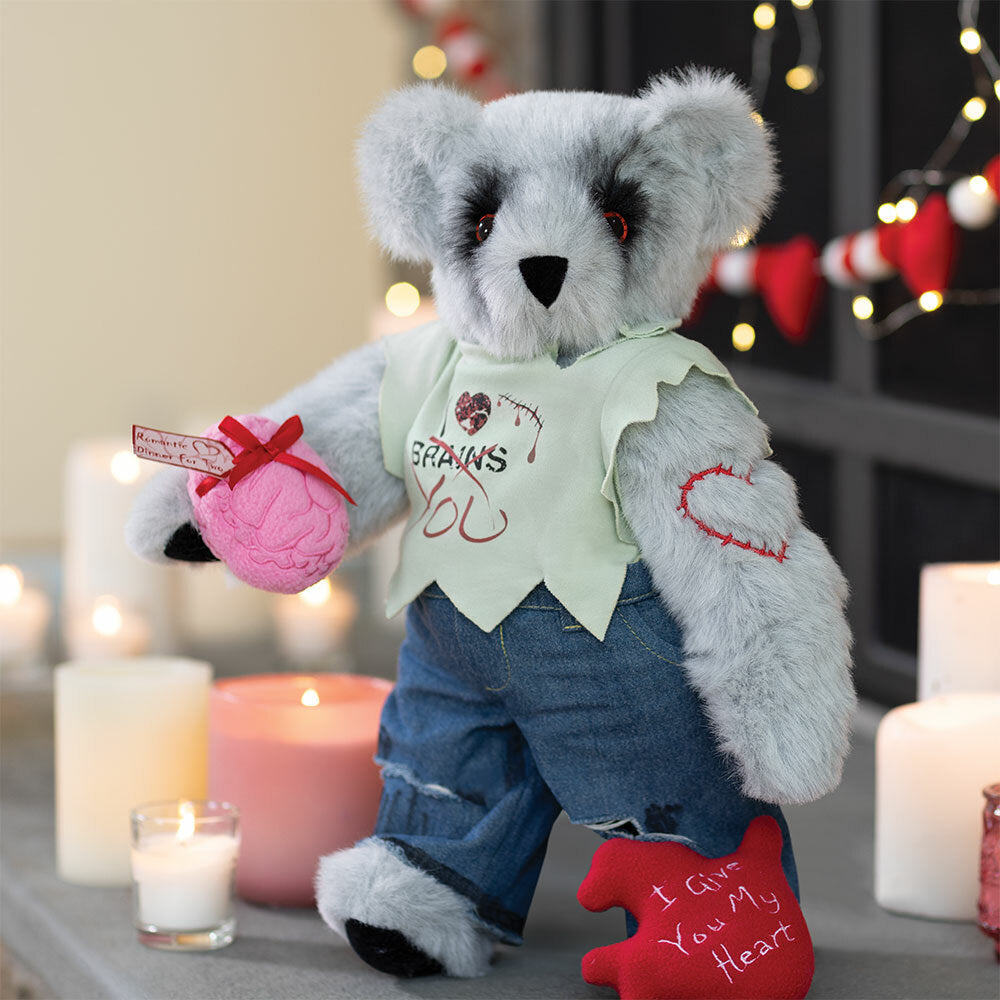 15 In. Zombie Love & Zombie Sweetheart Bears