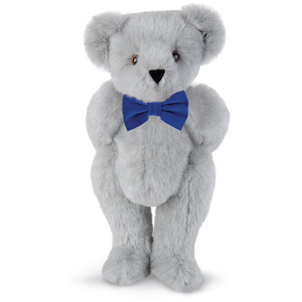 15 In. Classic Bow Tie Bear with Royal Blue Bow