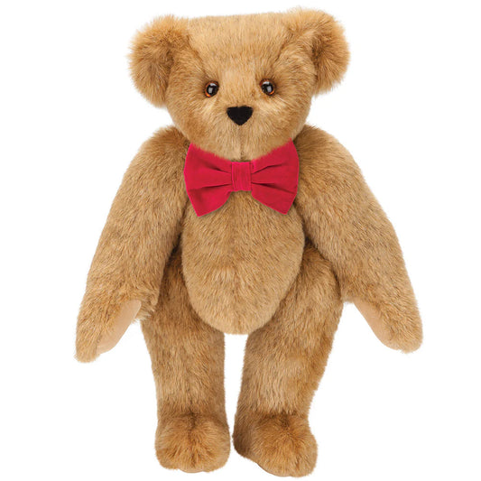15 In. Classic Bow Tie Bear with Red Bow