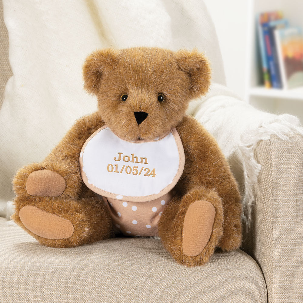 Baby teddy bear with name online