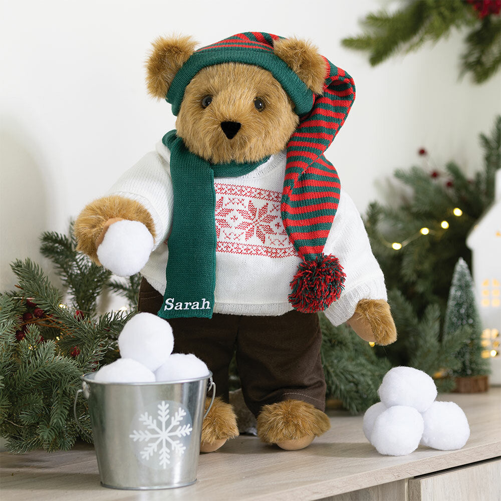 15 In. Special Edition Snow Day Bear Vermont Teddy Bear